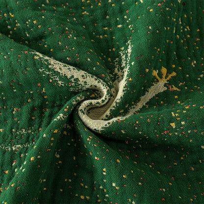 Royal Goose Cotton Reversible Tassel Blanket